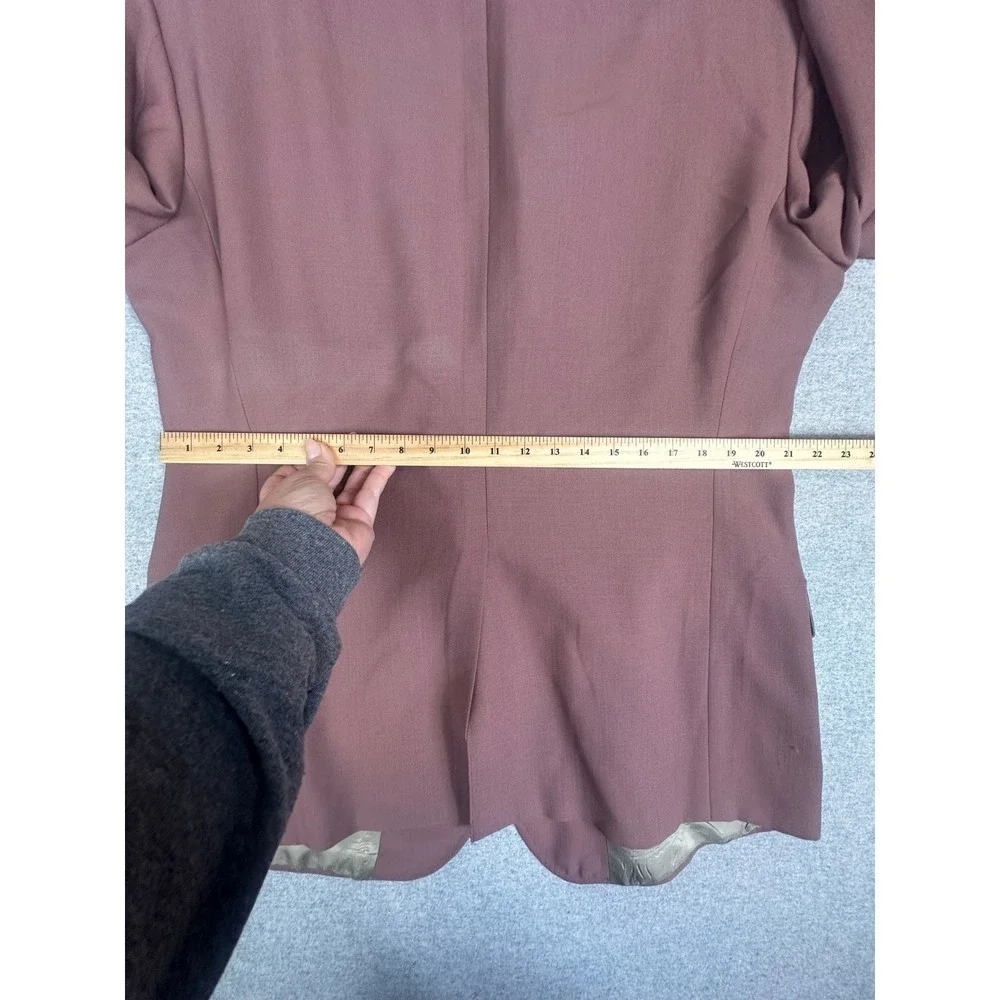 Sansabelt Ltd Blazer 44R Sport Coat‎ Rose Pink Gold Crest Buttons USA